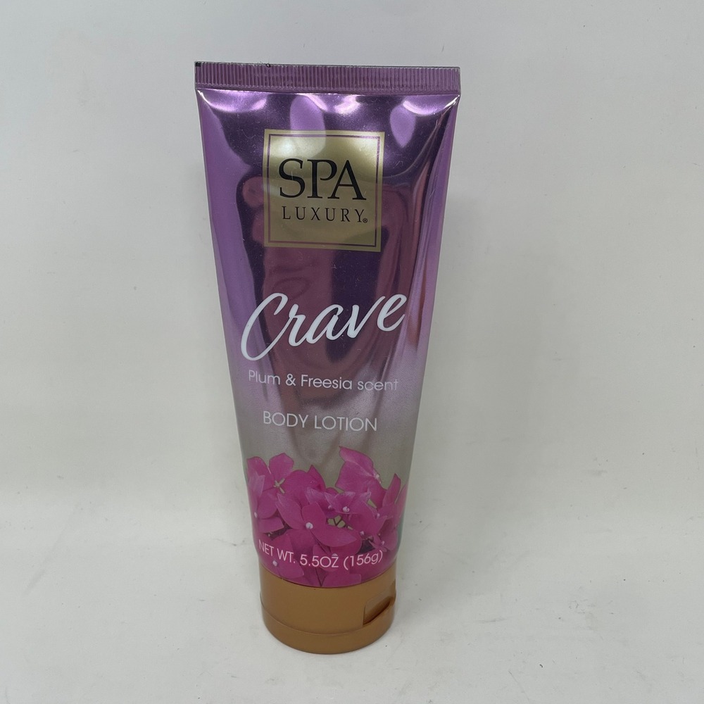 Spaโ Luxury Crave Body Lotion Plum & Freesia Scent 5.5oz Moisturizer Tube